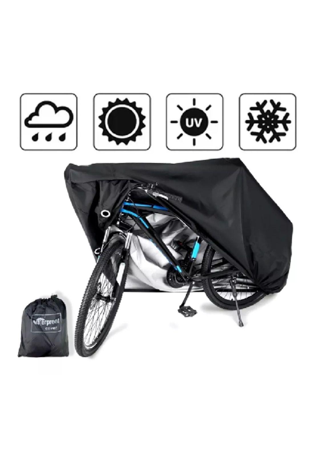 Carpa cobertor funda para bicicleta impermeable 110x200 cm-2