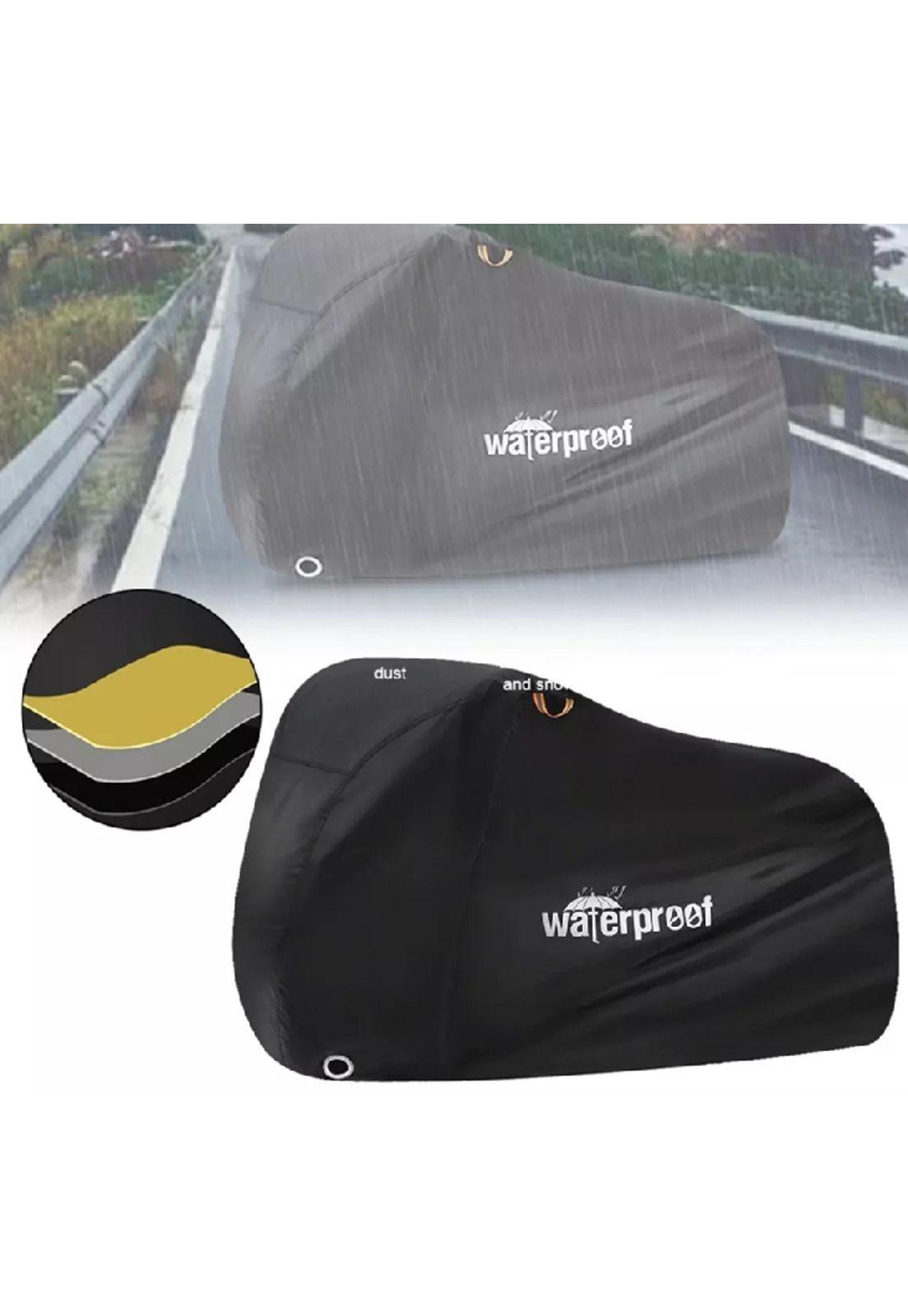 Carpa cobertor funda para bicicleta impermeable 110x200 cm-4