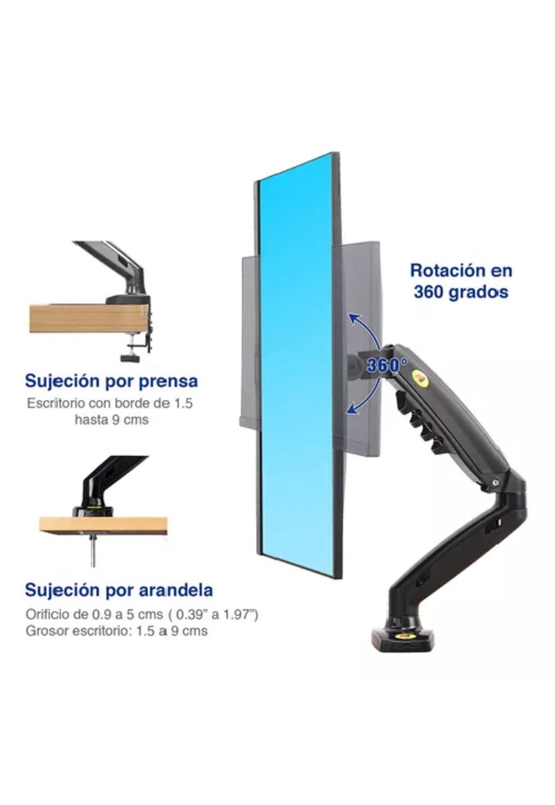 Soporte de mesa North Bayou NB F80 para TV/monitor 17-27"-5