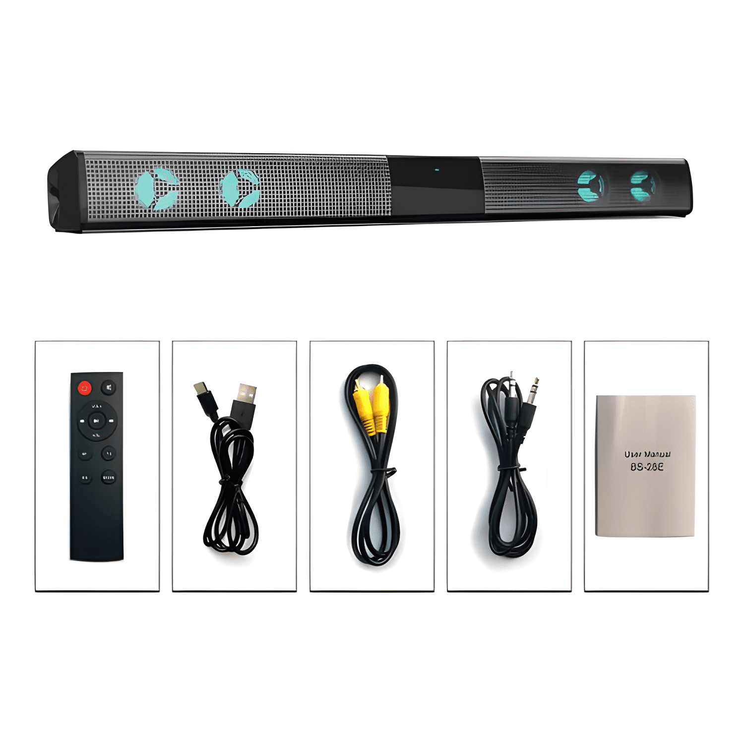 Barra de sonido desmontable bluetooth hdmi aux barra-0