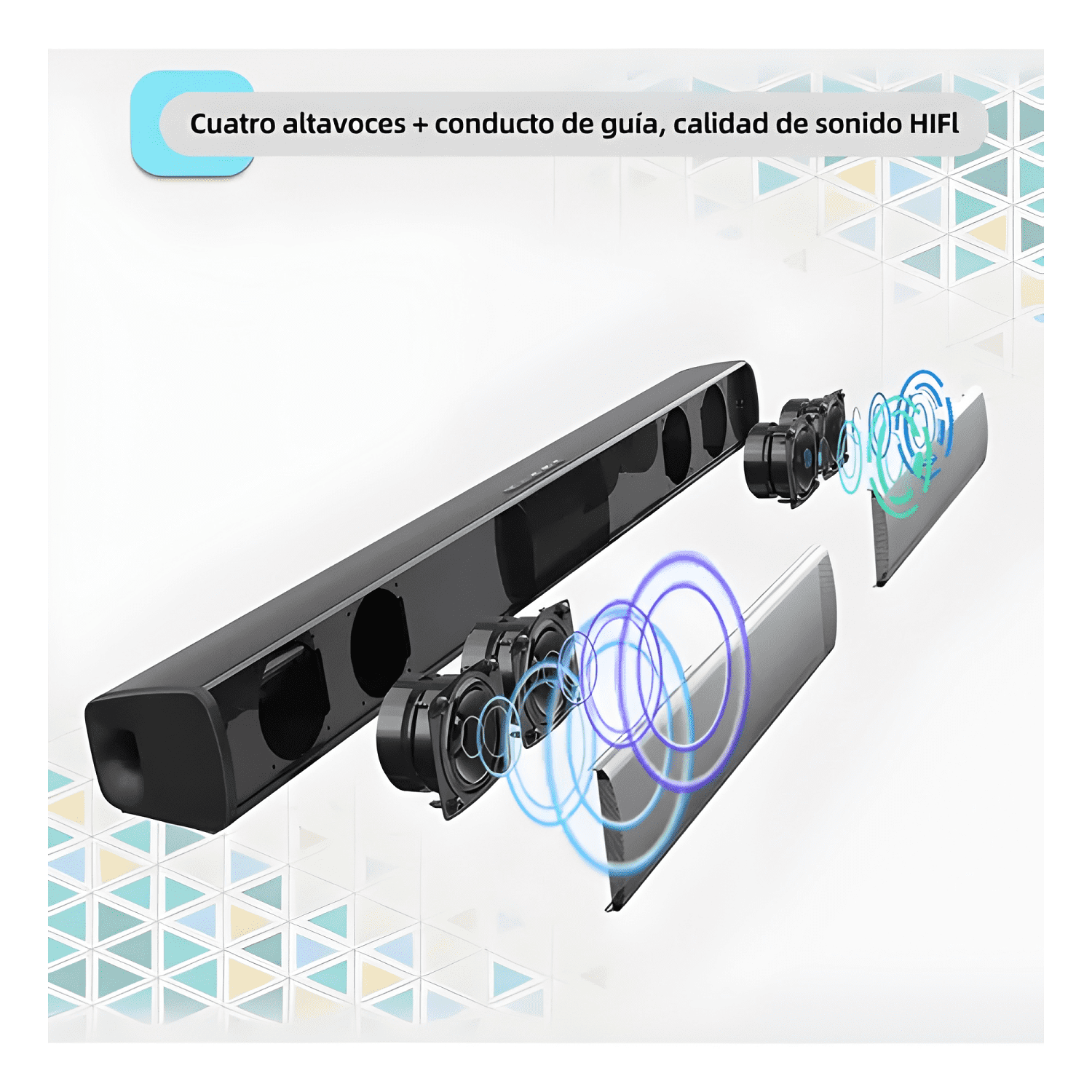 Barra de sonido desmontable bluetooth hdmi aux barra-1