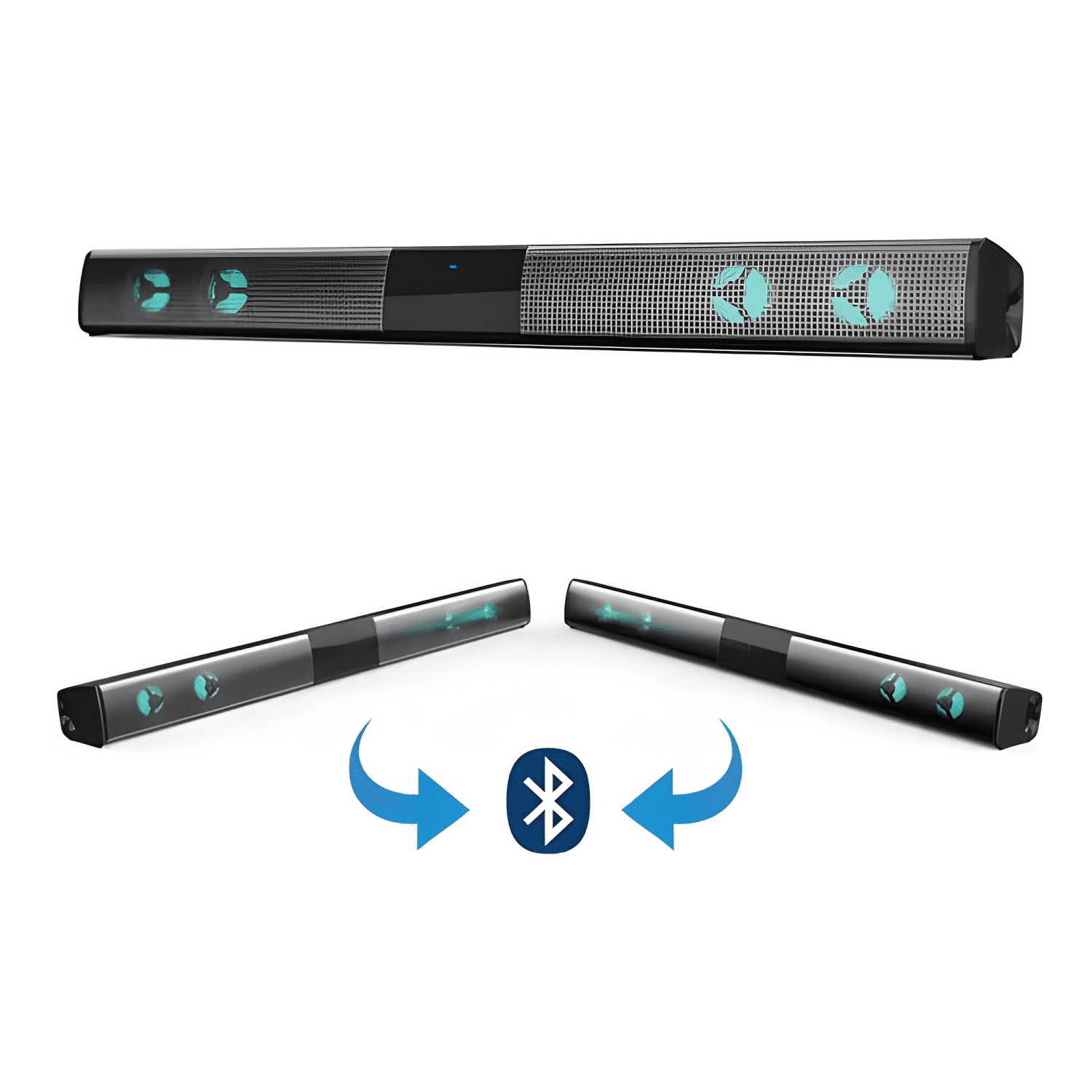 Barra de sonido desmontable bluetooth hdmi aux barra-2