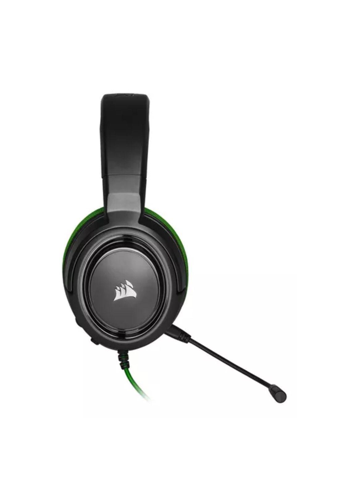 Auriculares gamer Corsair HS35 stereo carbon verde-3