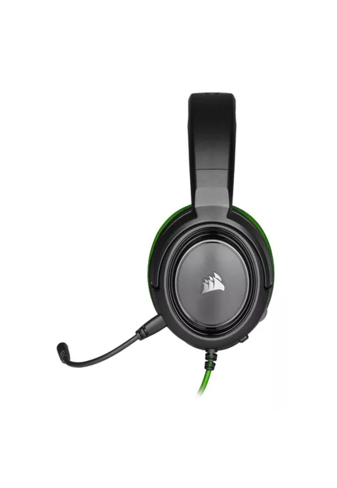 Auriculares gamer Corsair HS35 stereo carbon verde-4