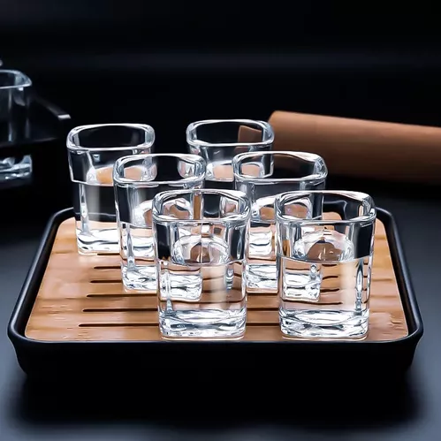 Set 6 Vasos Shot Tequila 65ml Vidrio Grueso-2
