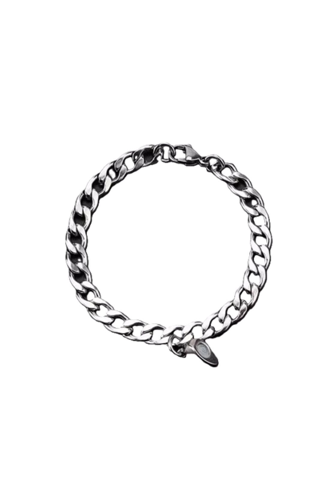 Pulseras para parejas con imán, corazón, regalo de amor plata-2