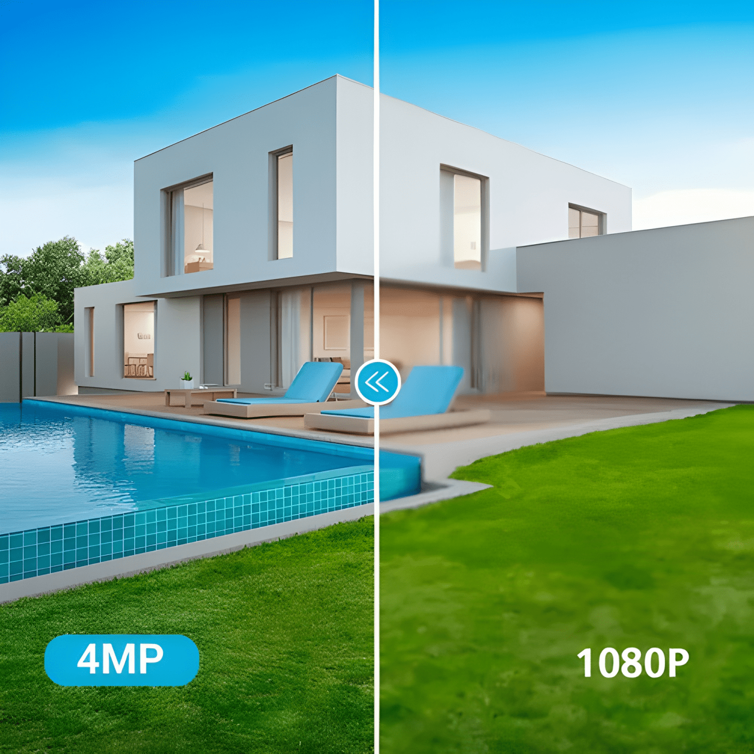 Cámara de Seguridad Kolke PTZ 4MP 2.4G Inalámbrica Visión-2
