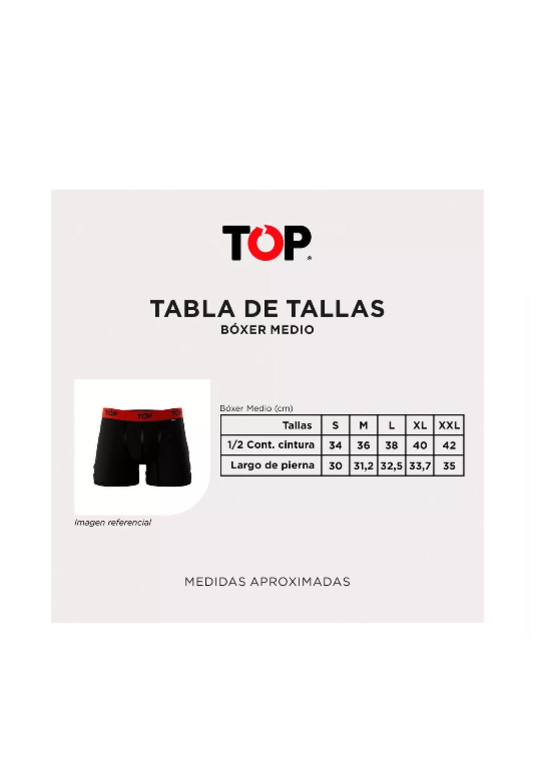 Bóxer medio algodón talla XL, pack de 7, C5 Top-3