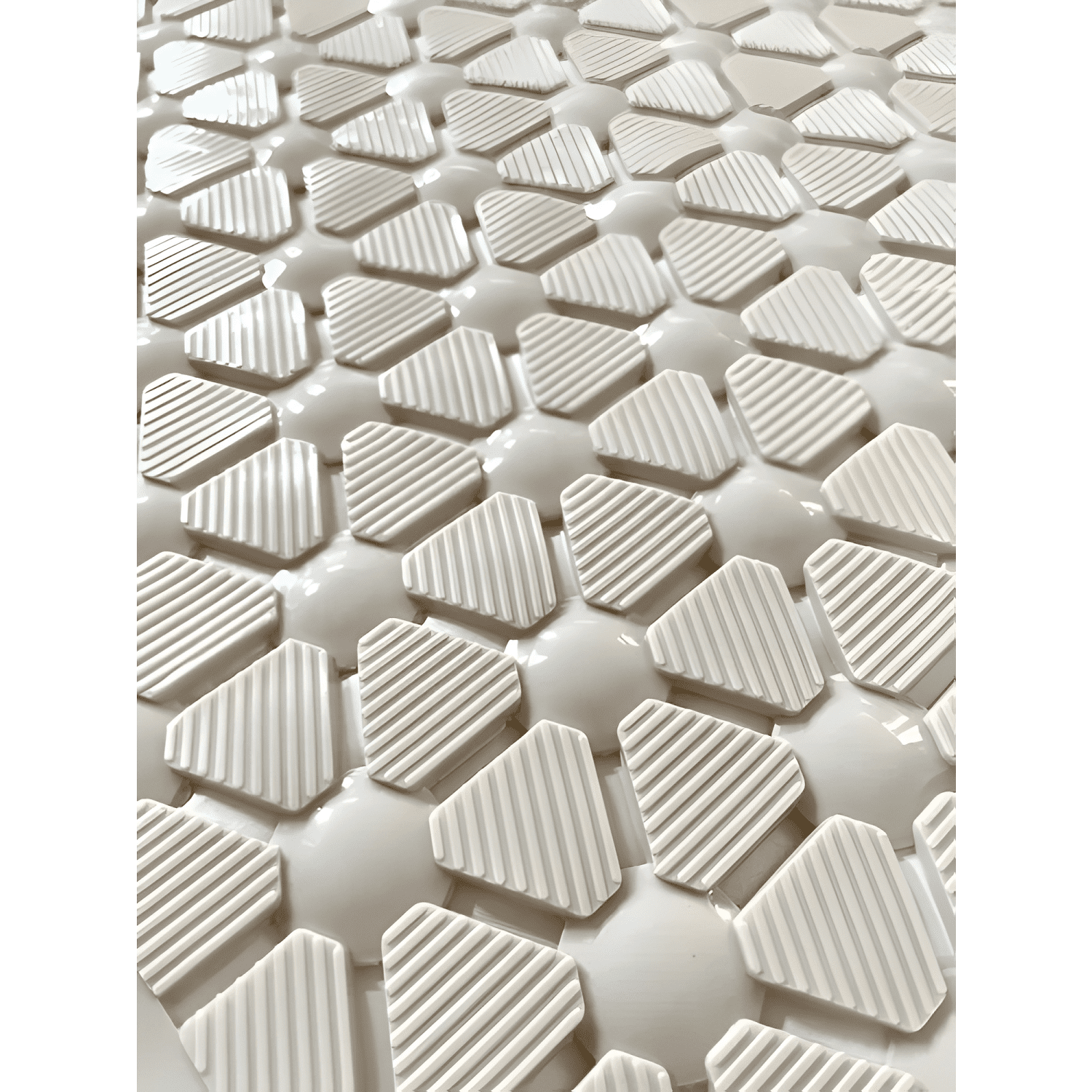 Alfombra De Baño Para Ducha Tina Antideslizante 68x36cm #2-1