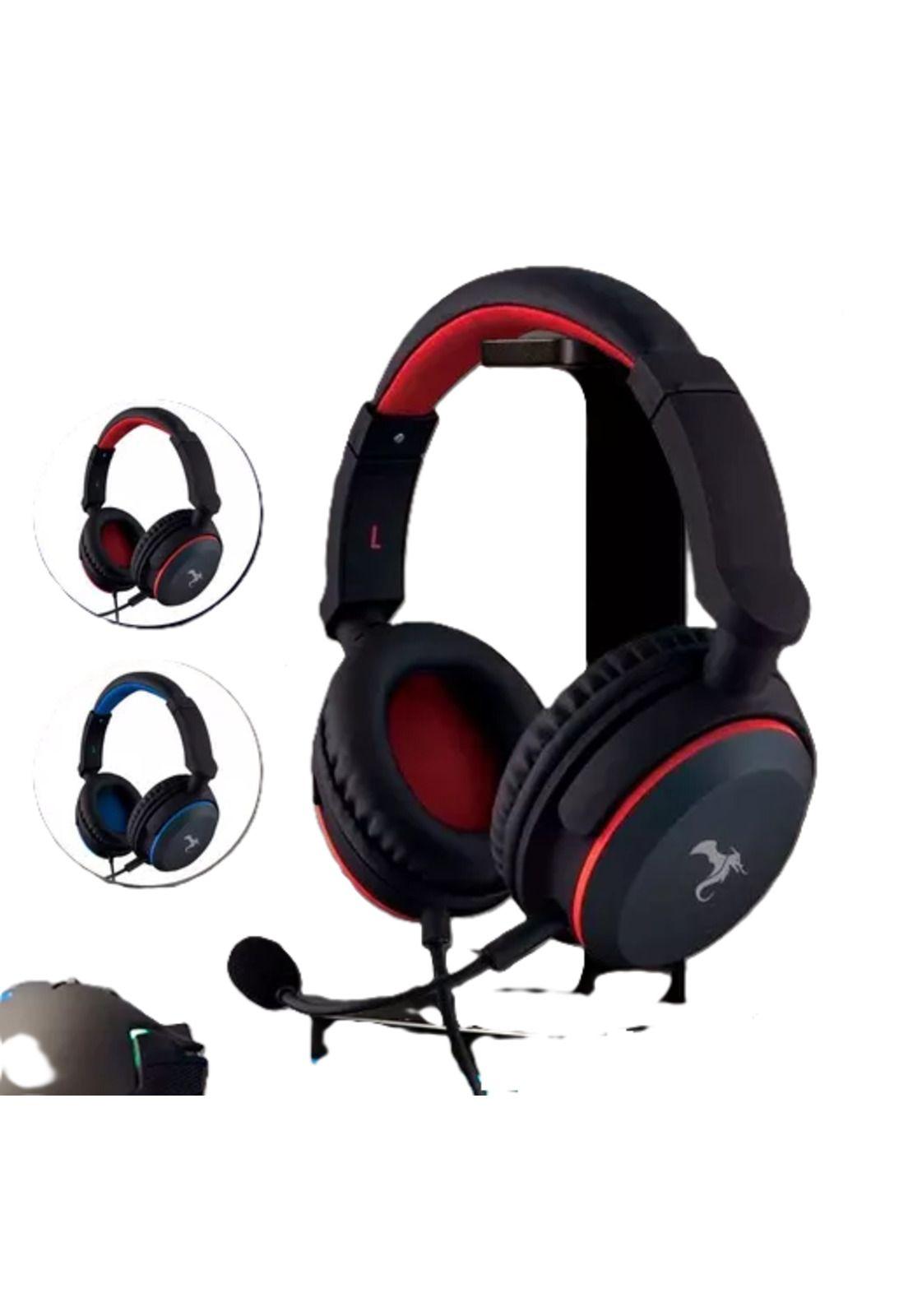 Audífonos gamer Kolke Hero entrada jack 3.5mm azul-2