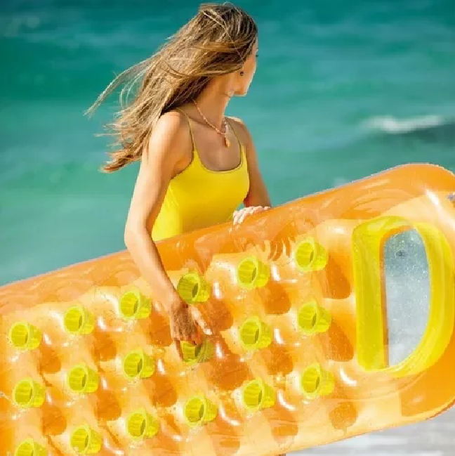 Flotador colchoneta inflable multicolor-3
