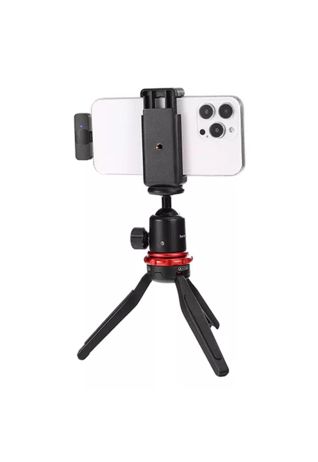 2 micrófonos inalámbricos de solapa Lavalier Boya BY-V2, compatibles con iPhone-3