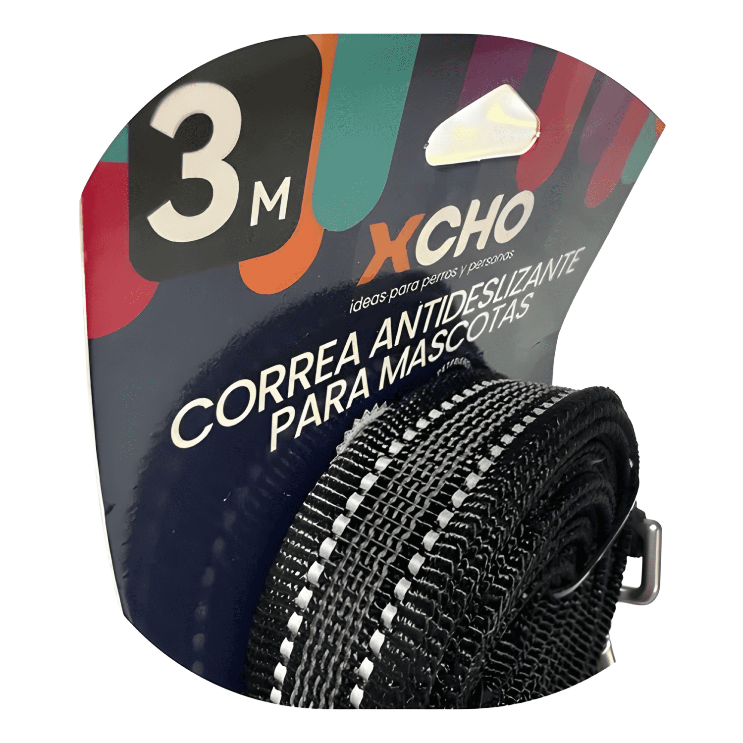 Correa para perros larga resistente plana 3m x 2.3cm-3