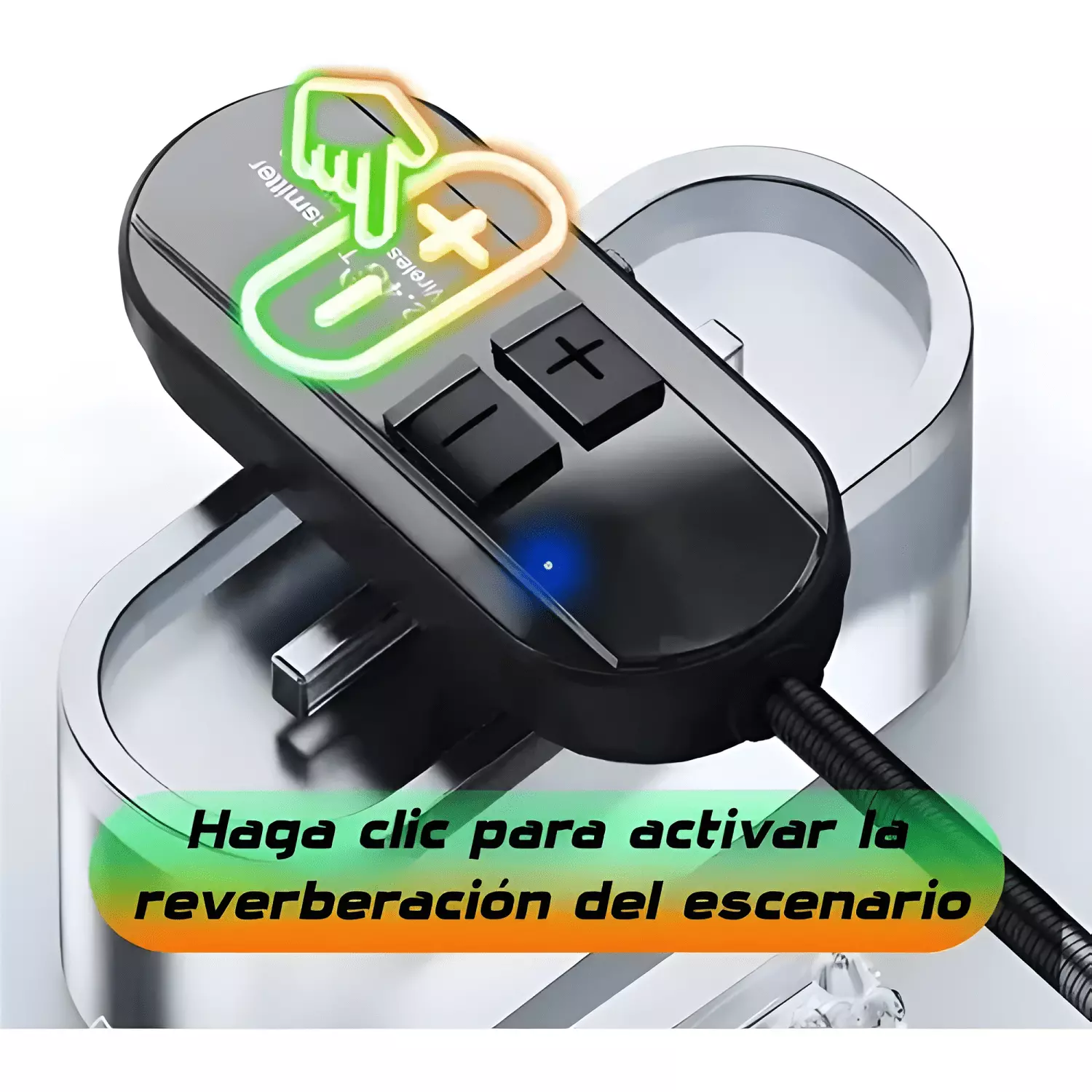 Sistema de micrófono con auriculares inalámbricos portátiles-1