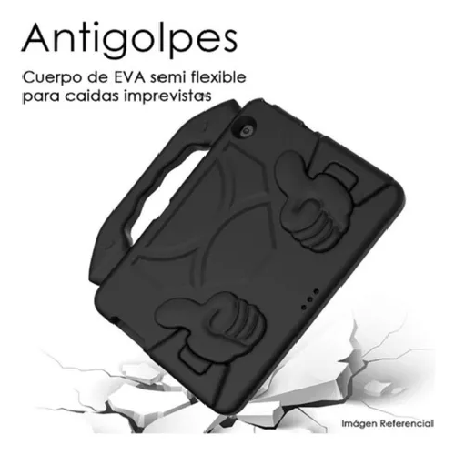 Carcasa para niños anti-golpes para iPad 102 color negro-2