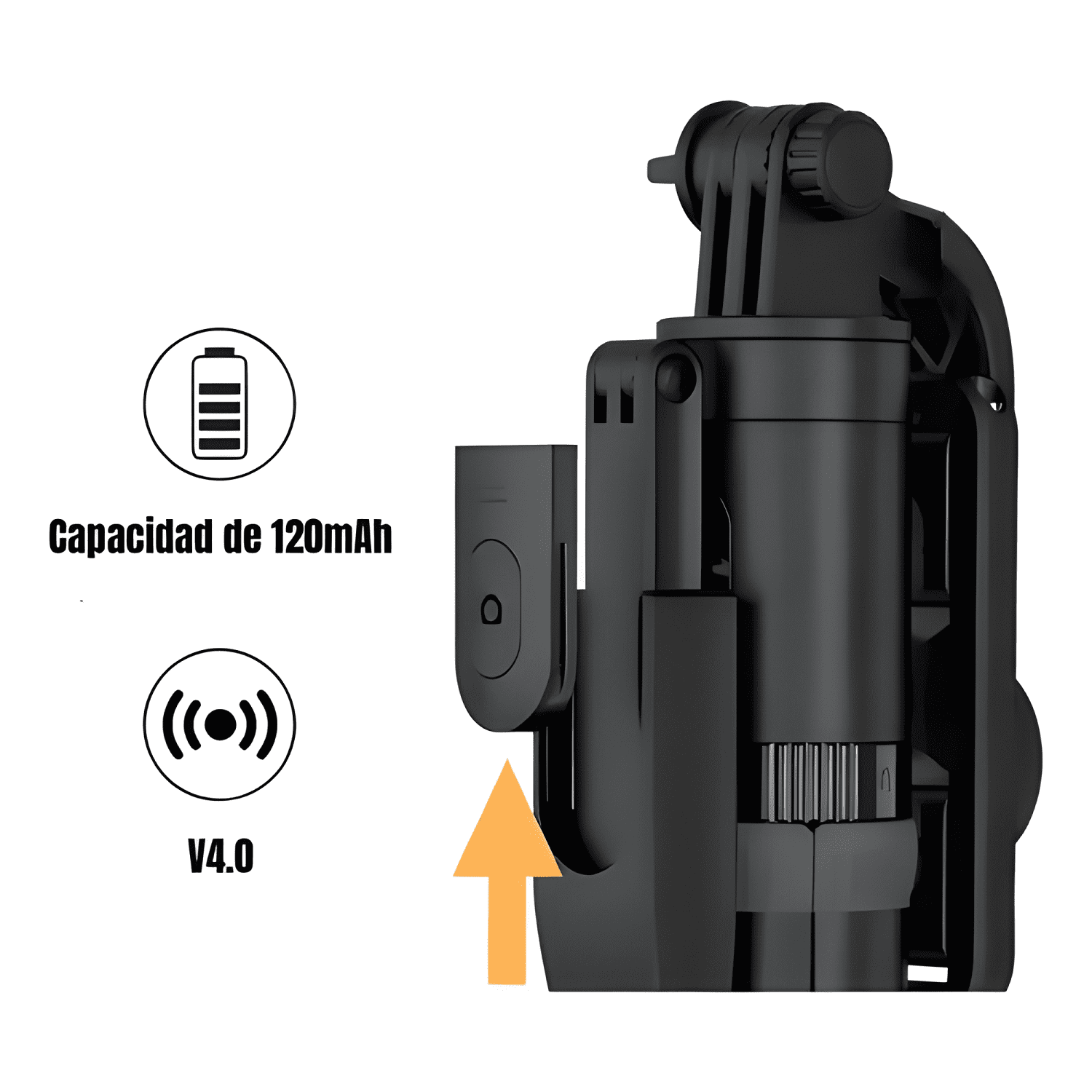 Trípode Palo Selfie Camara Estabilizador 1,70cm Bluetooth #1-4