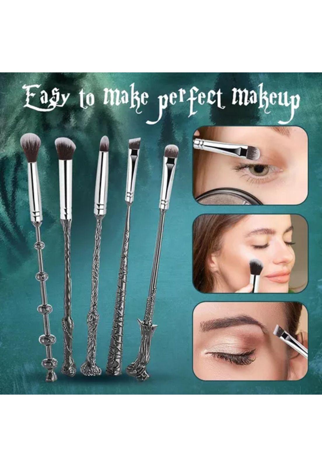 Set de 5 brochas y pinceles de maquillaje, Harry Potter-5