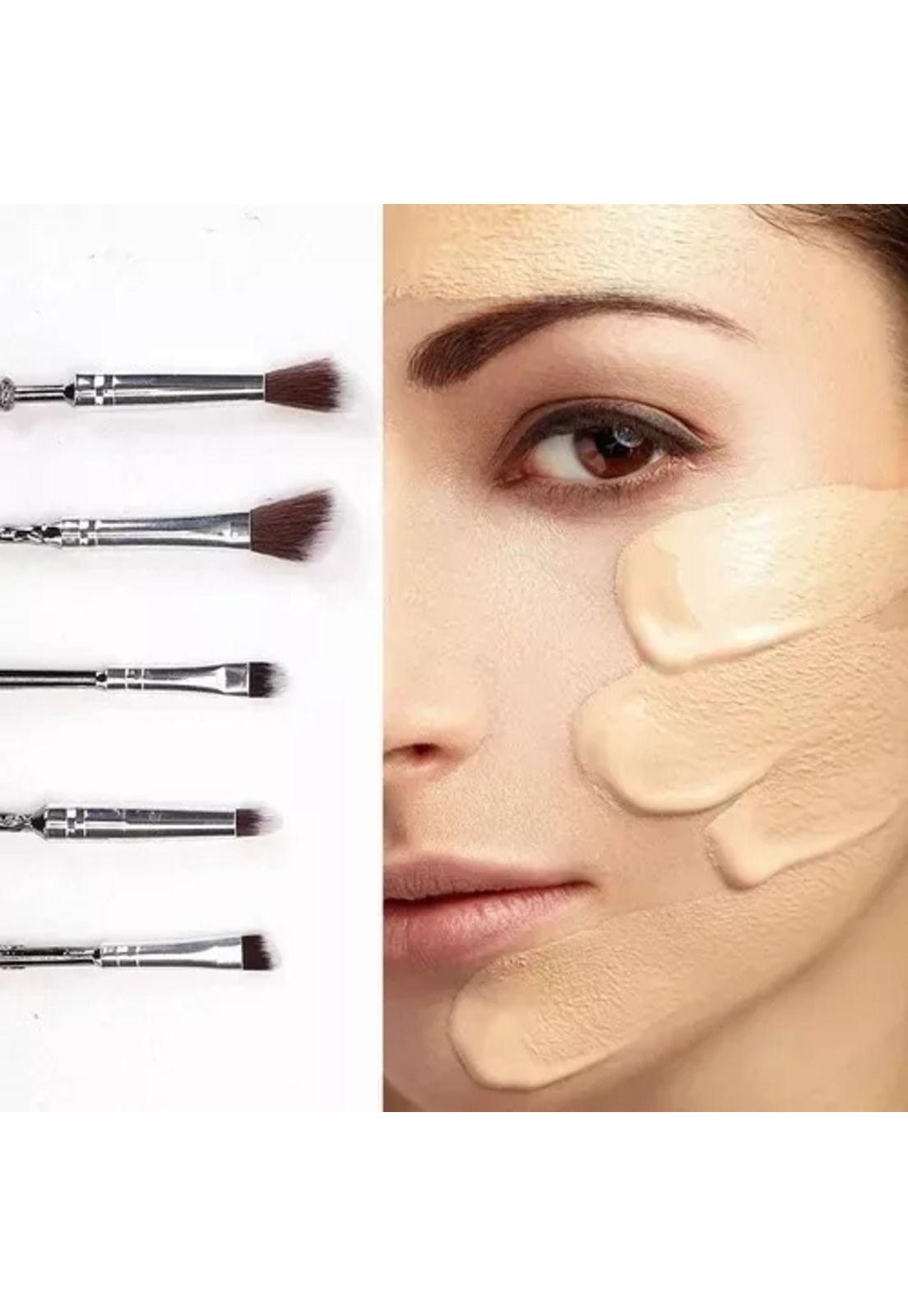 Set de 5 brochas y pinceles de maquillaje, Harry Potter-7