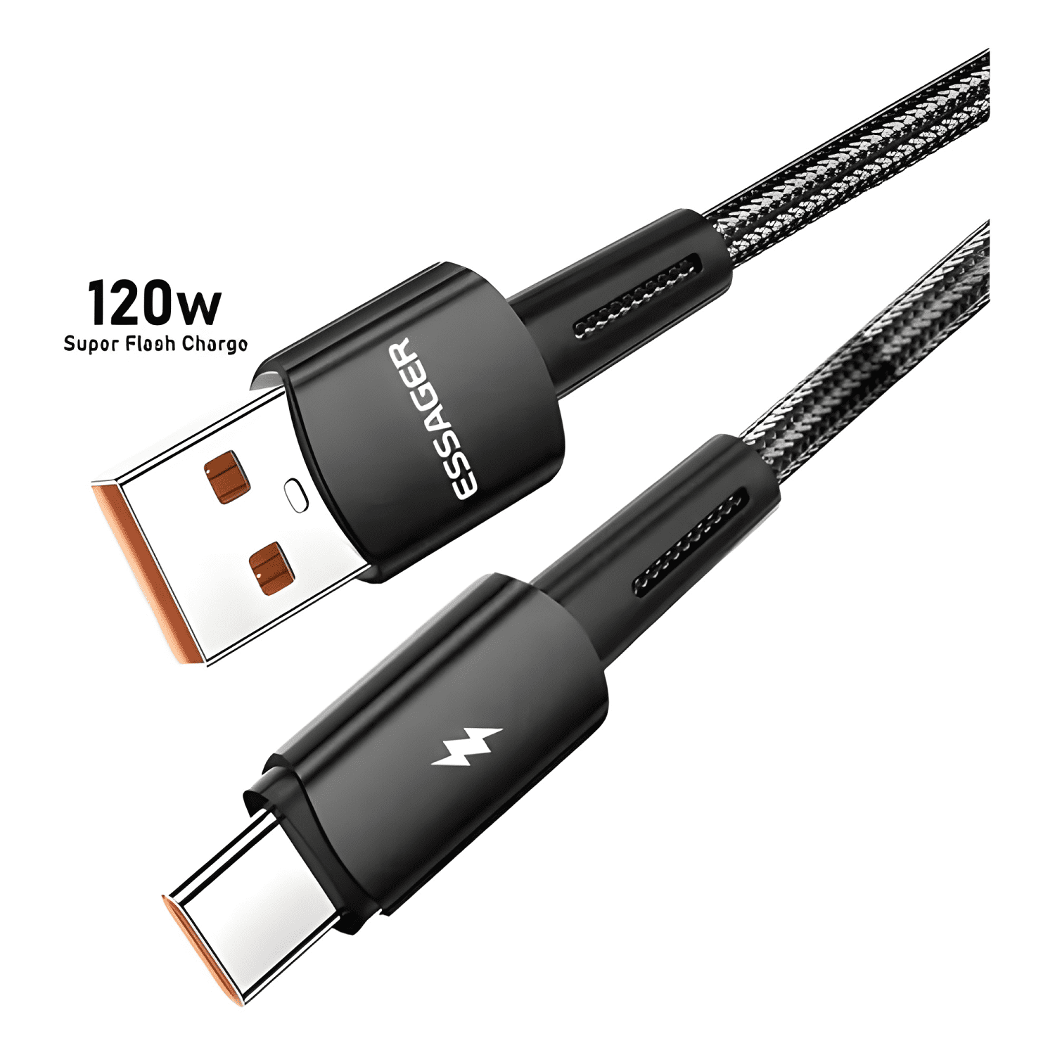 Cable carga super rápida y datos USB tipo c 120w 2 metros-1