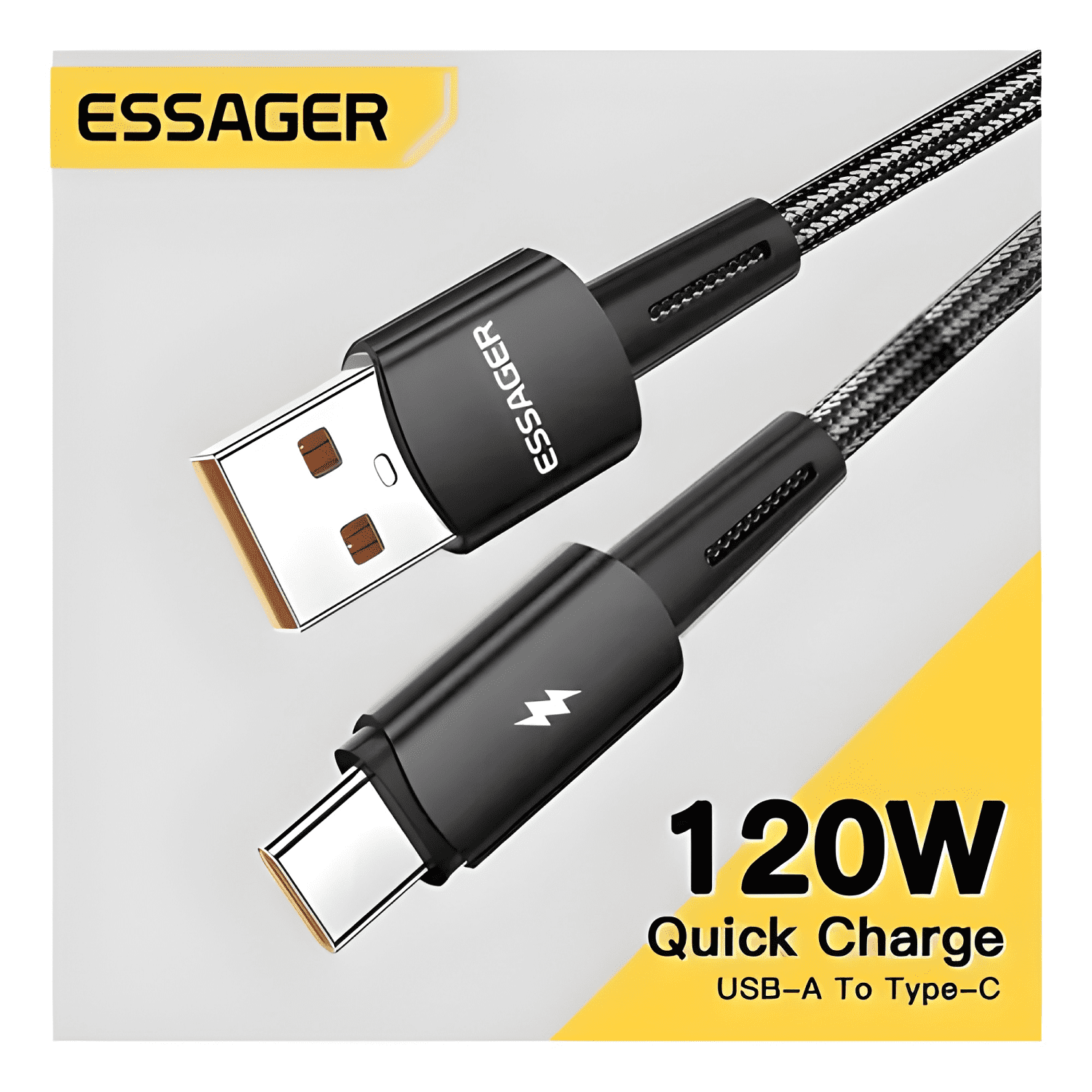 Cable carga super rápida y datos USB tipo c 120w 2 metros-2