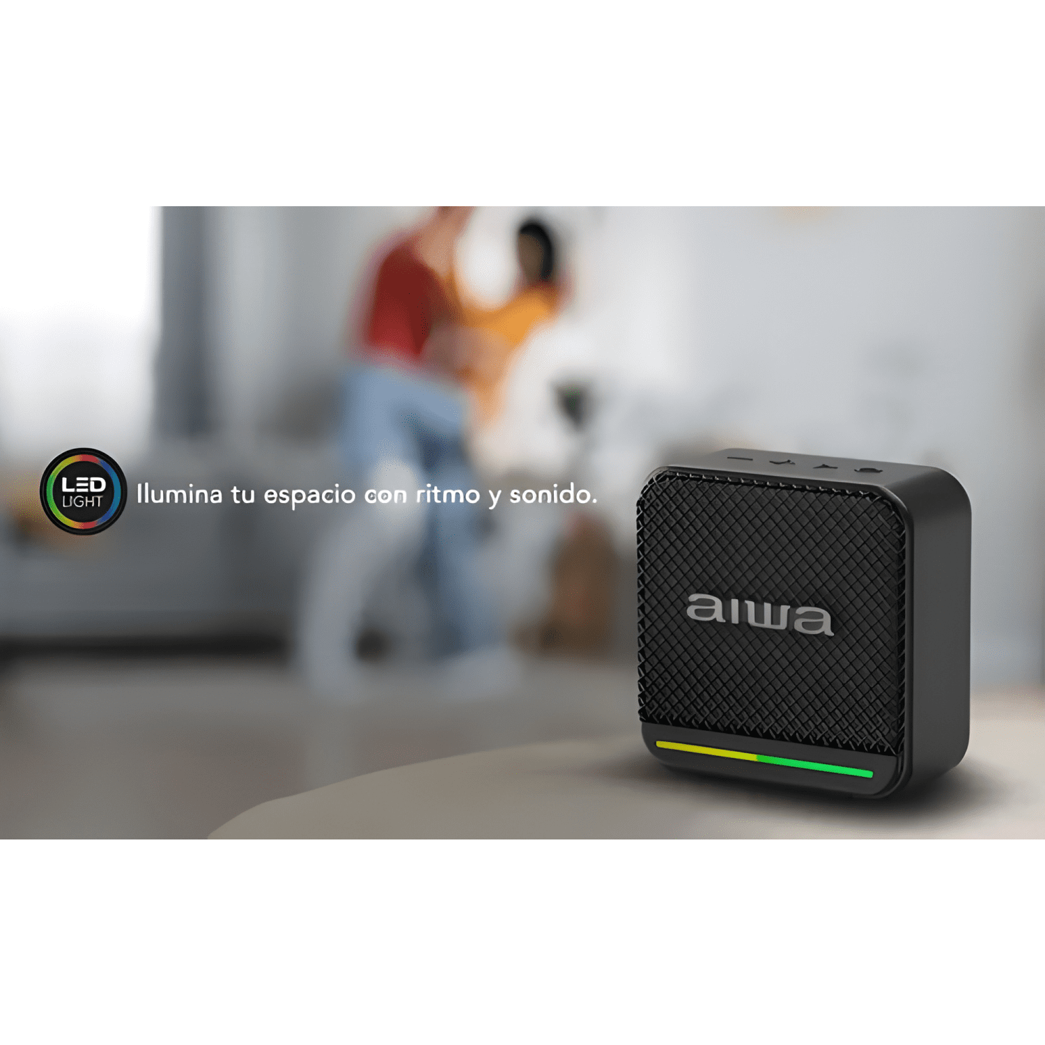 Parlante bluetooth portatil funcion tws 7w radio fm Negro-3