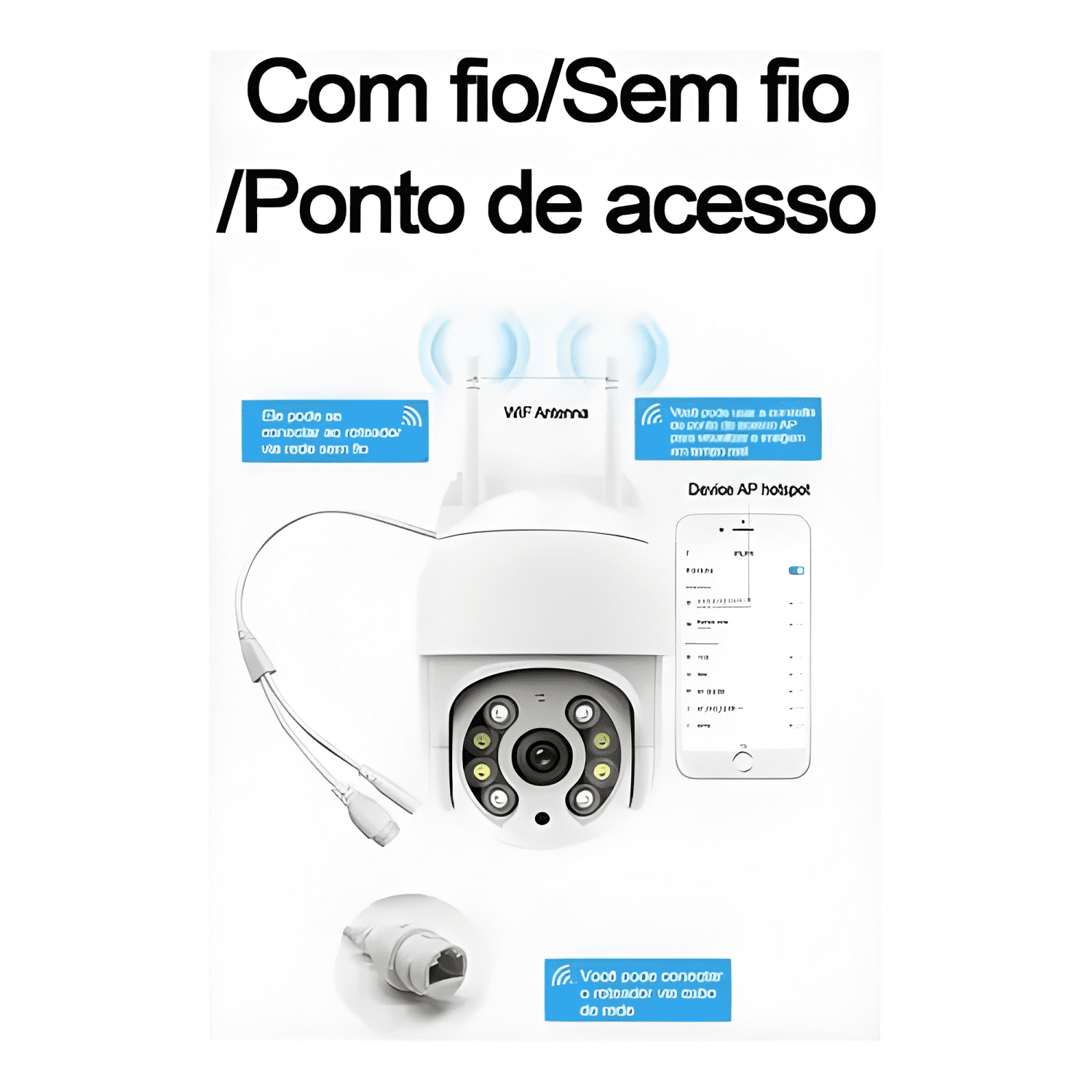 Pack X2 Camara Ip Wifi Exterior 1080p Inalambrica H/20h-3