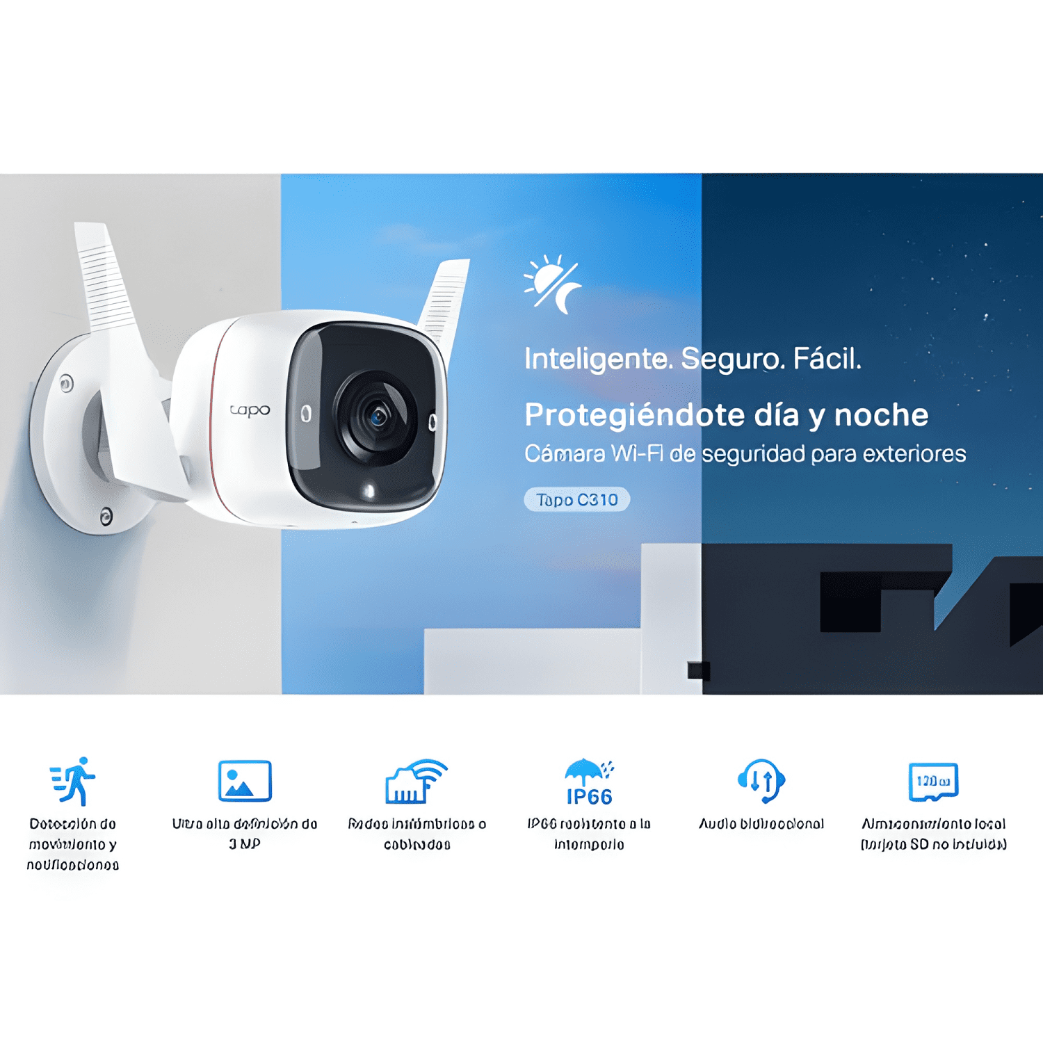 Tp-link Smart Camara Tapo C310 Fija 2k Rj45 Google Alexa-3