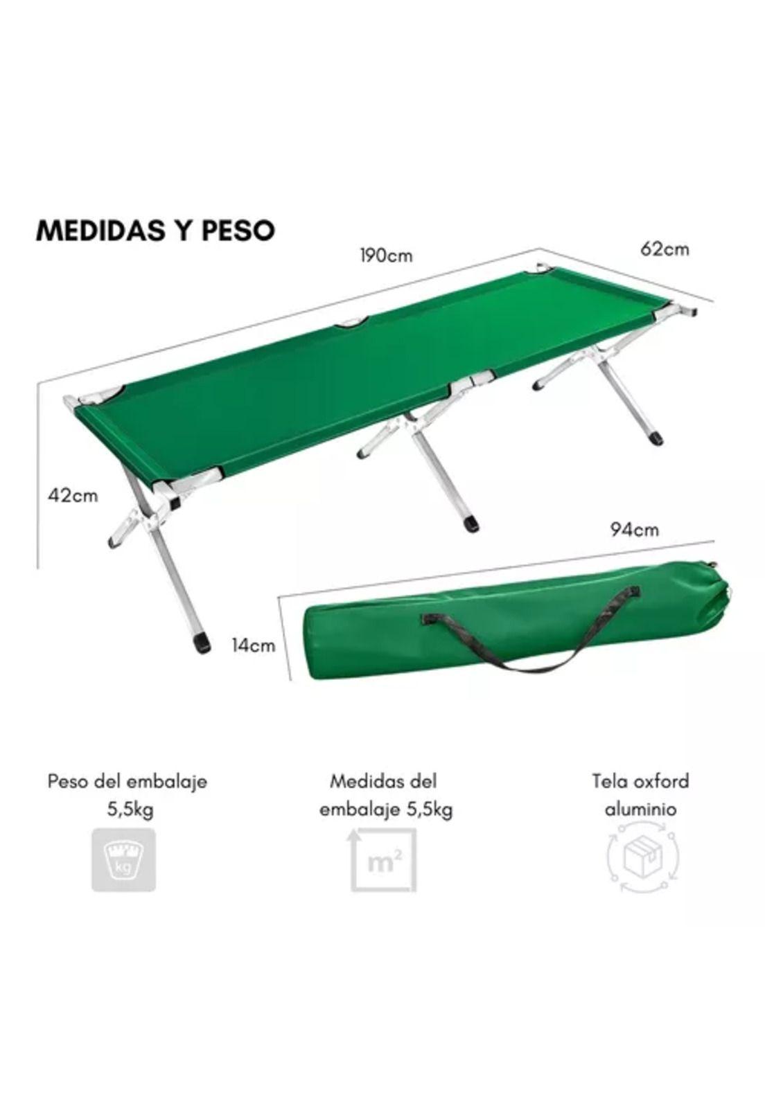 Catre cama campaña camping plegable portátil outdoor militar verde-2