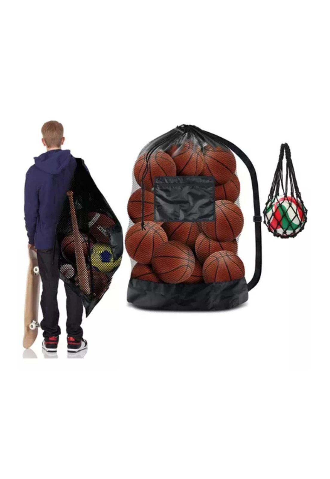 Traslado de balones, porta balones negro-6