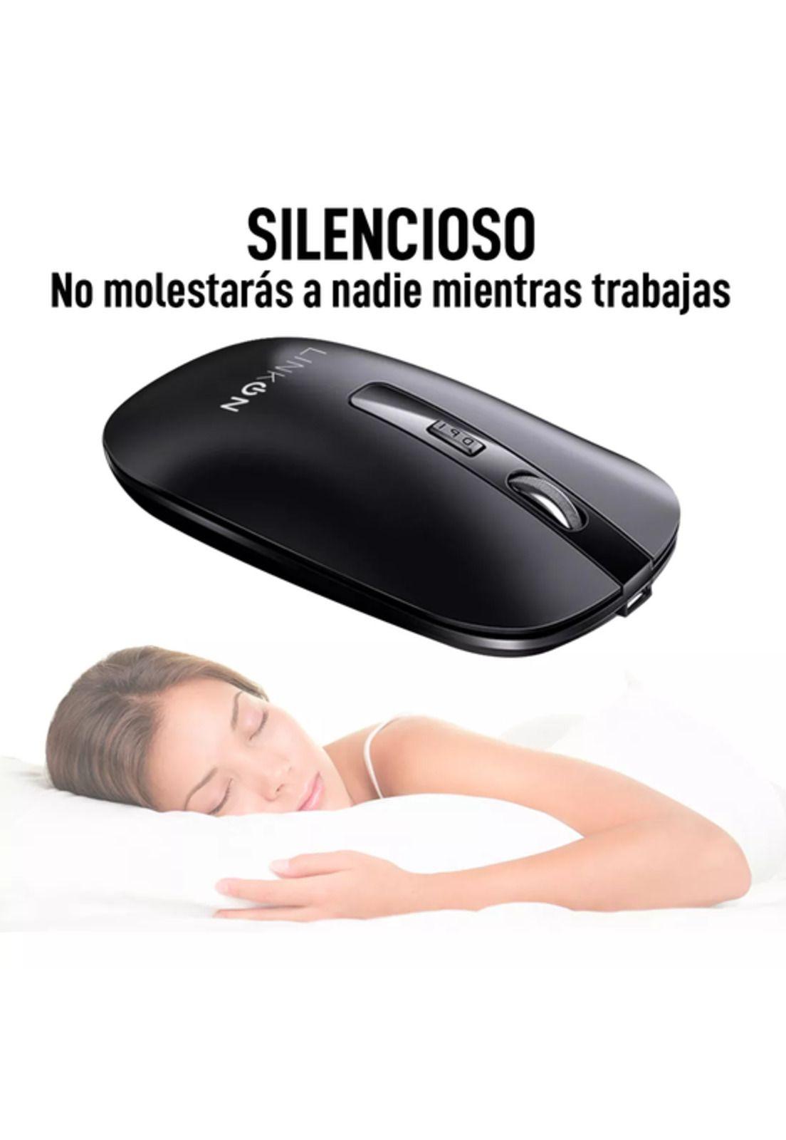 Mouse Inalámbrico Linkon DUALMOU1 Negro-4