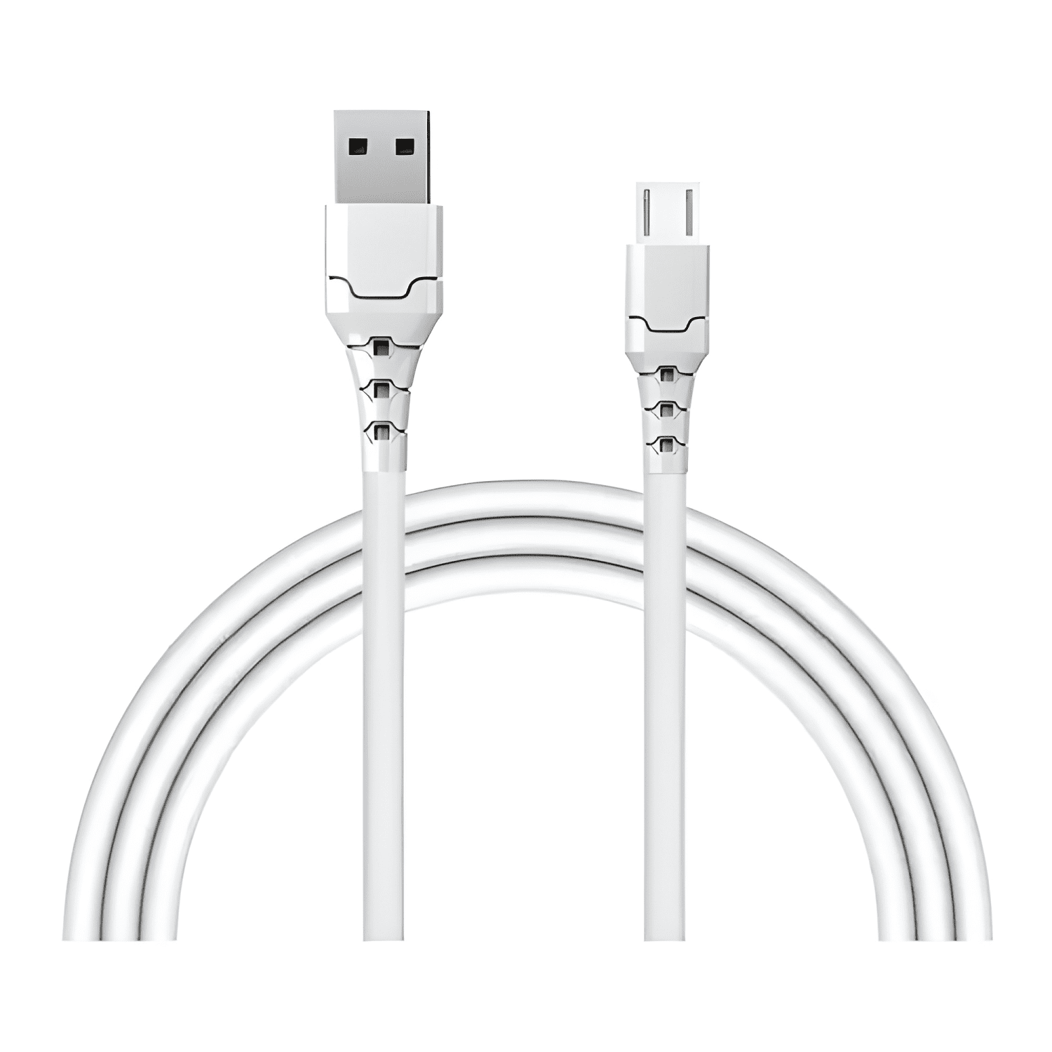 Cable carga rápida 3.0a USB a micro-usb aspor 1m Blanco-2