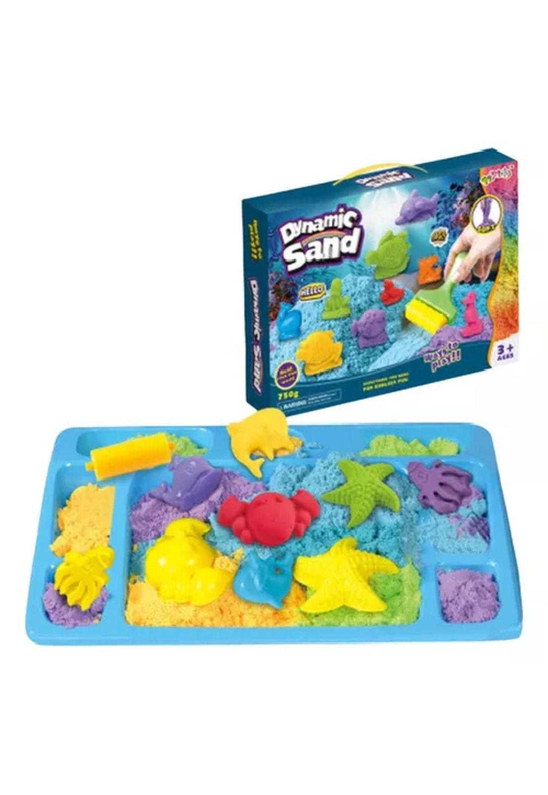 Set de arena mágica completo + arenero 500 g + accesorios-0