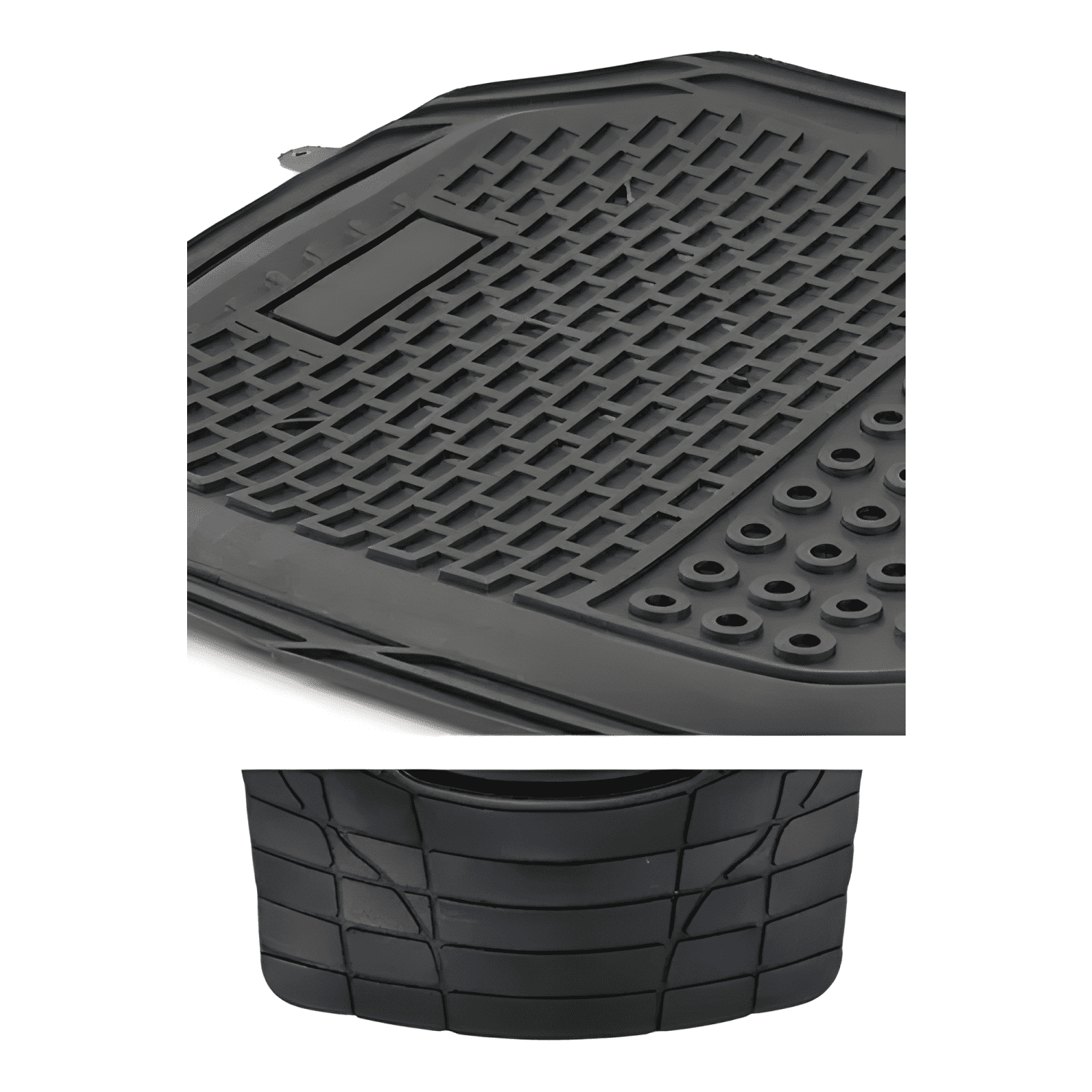Alfombra Cubre Piso Goma Auto Universal Set 4 Pzs-2
