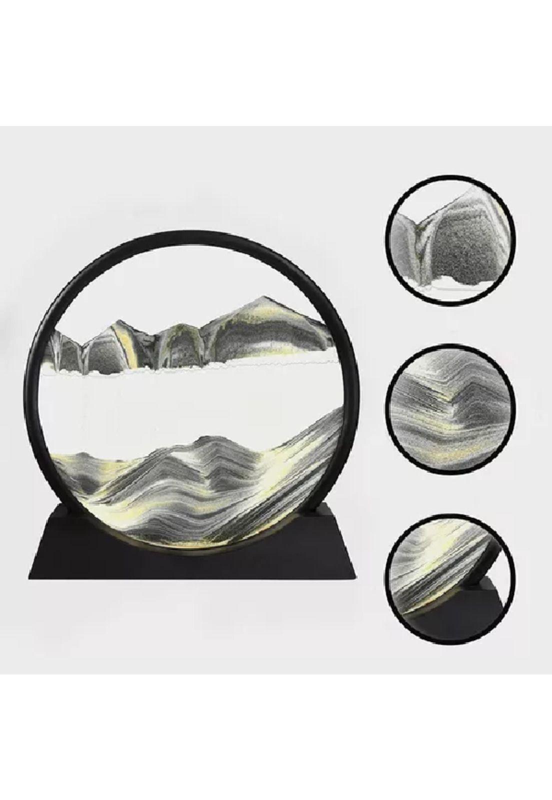Decoración Arte de Arena Anti Estrés Sensorial Paisaje Blanco-1