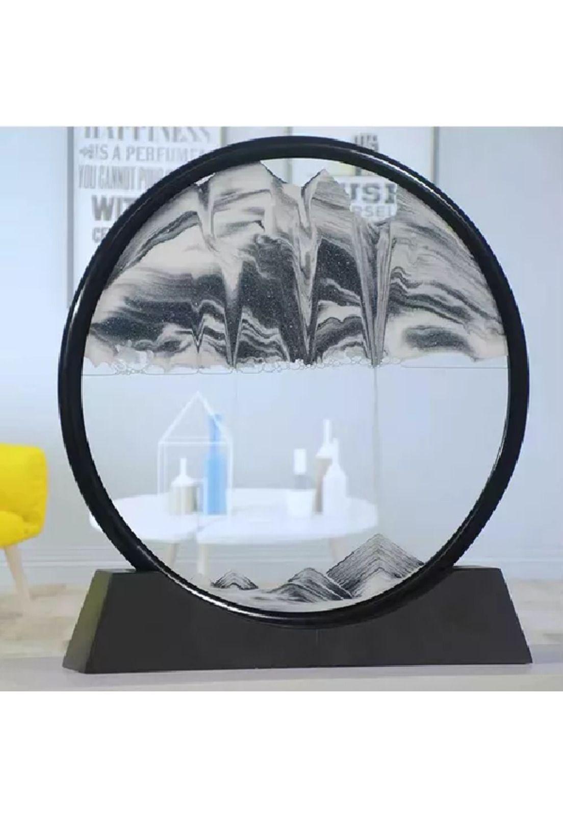 Decoración Arte de Arena Anti Estrés Sensorial Paisaje Blanco-4