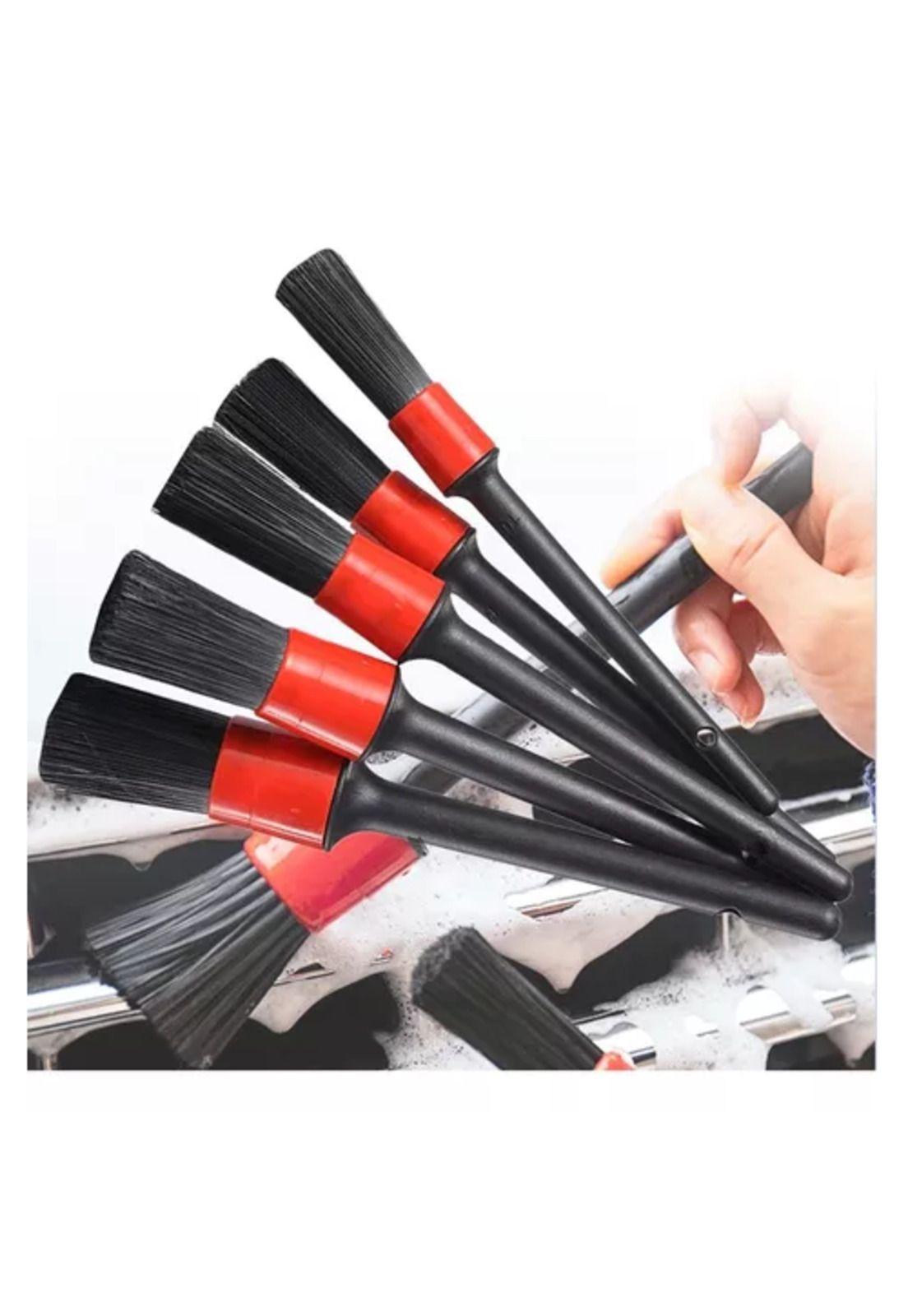 Kit de limpieza de auto, 21 piezas, interior y exterior, pads para taladro-1