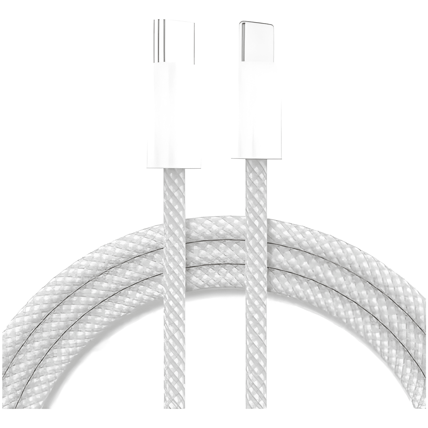 Cable USB tipo c carga rápida nylon trenzado para iphone 2mt-2
