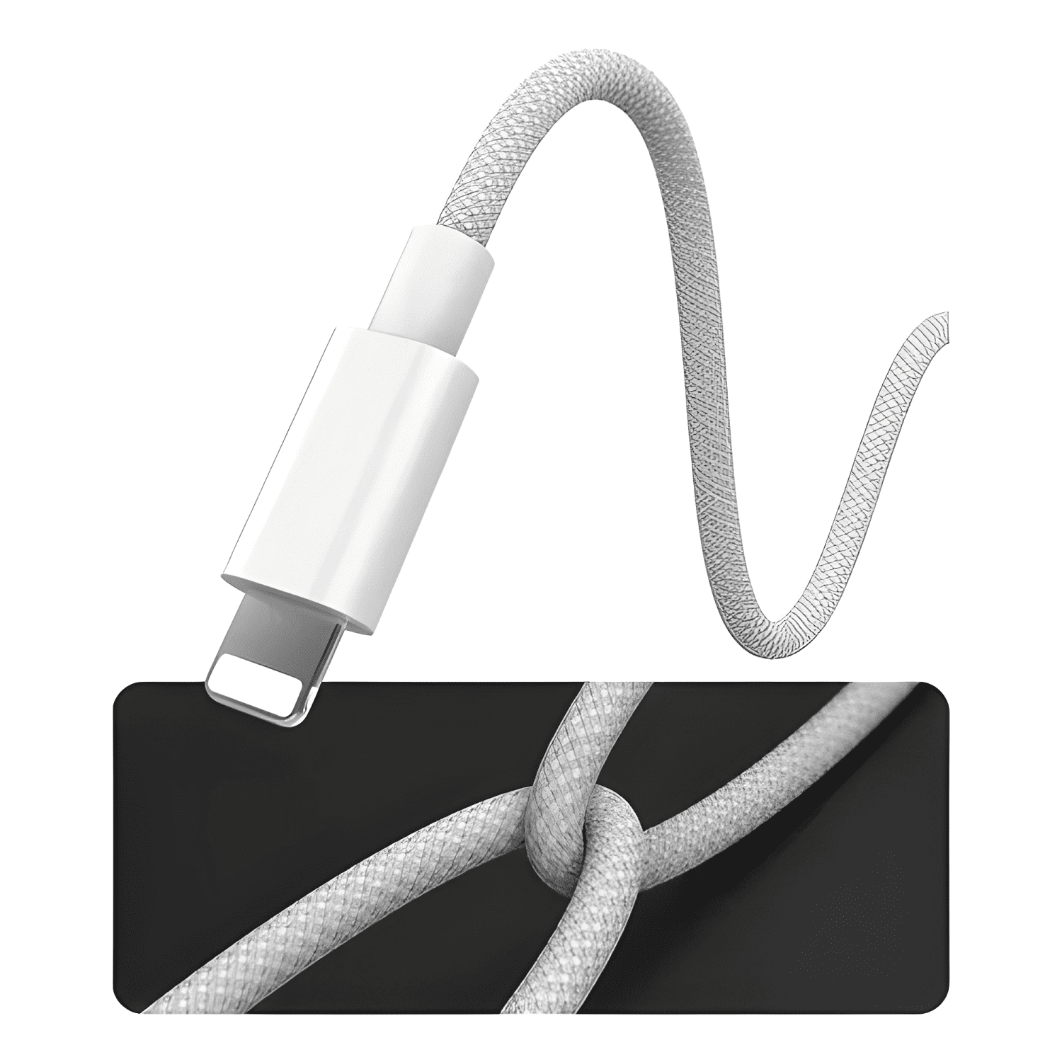 Cable USB tipo c carga rápida nylon trenzado para iphone 2mt-3