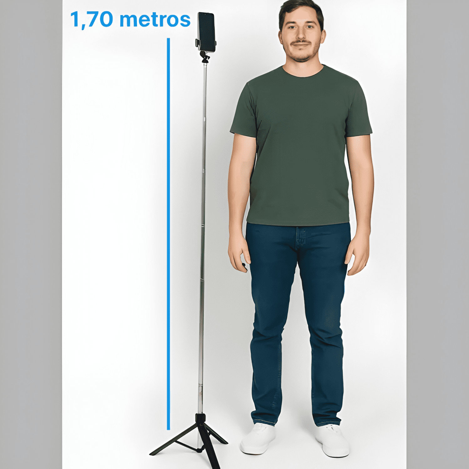 Tripode Celular 1.7 Metros Palo Selfie Bluetooth #2-2