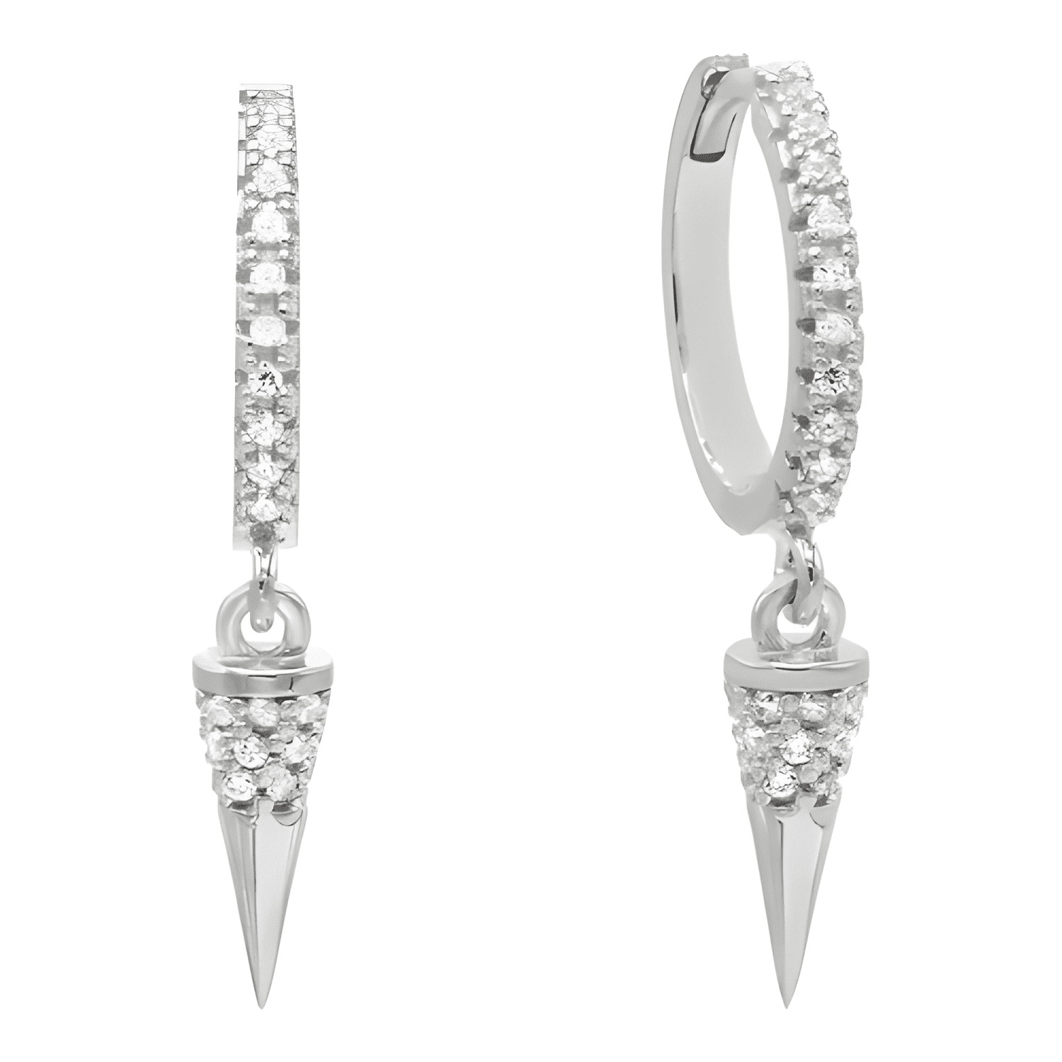 Aros Argollas Plata 925 Con Oro Hombre Y Mujer Blanco-2