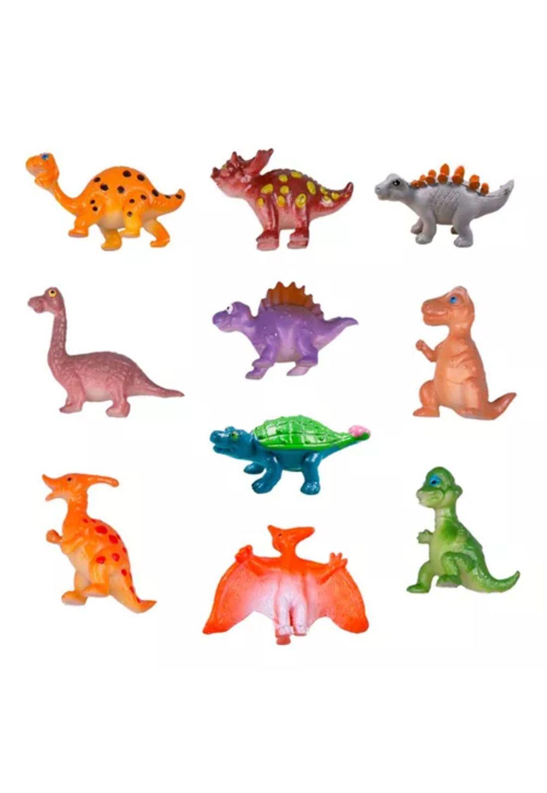 Bloques magnéticos didácticos de dinosaurios 74 piezas multicolor-2