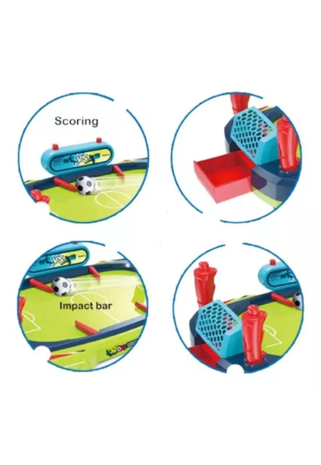 Mini futbolito de mesa tipo flipper rojo-2