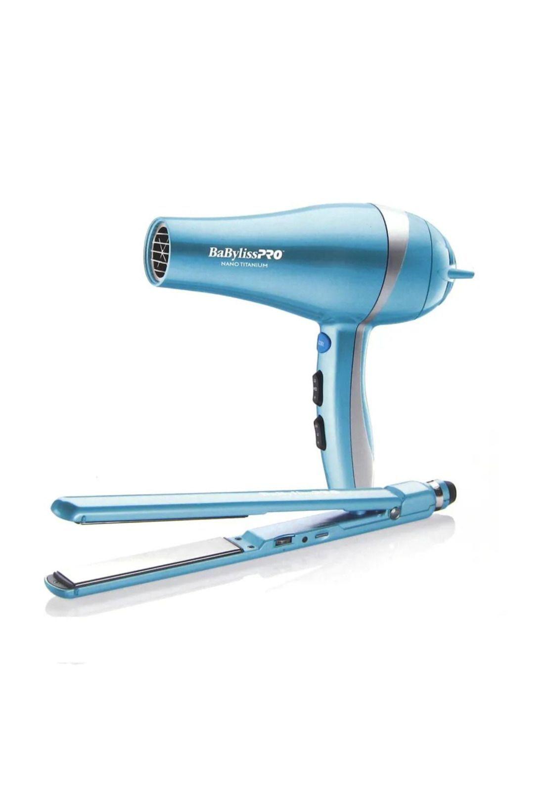 Combo BabylissPro Plancha 25mm Y Secador 2000w Nano Titanium-2