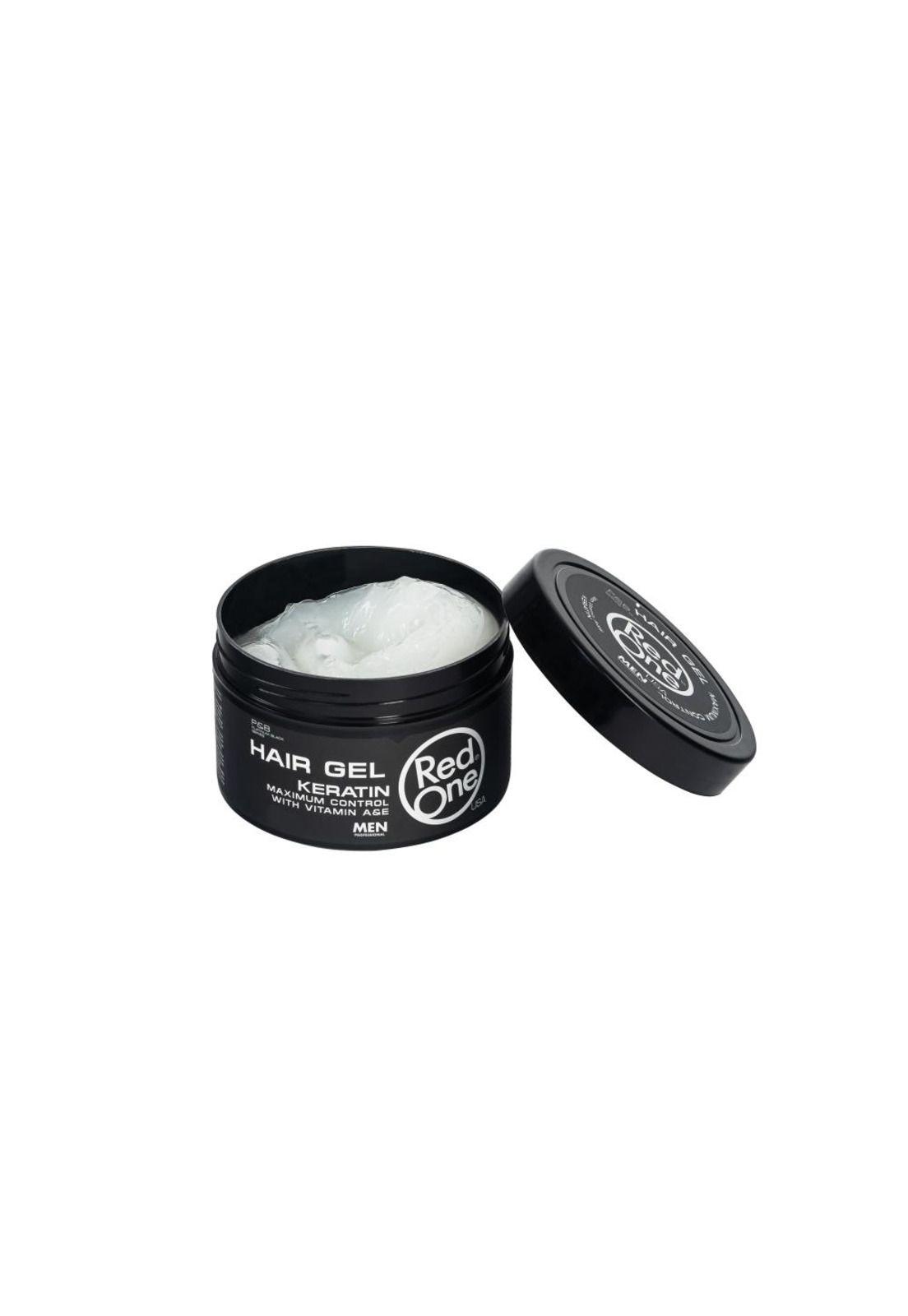 Gel Red One Keratin Para El Cabello 450ml Silver Con Vitamina-4