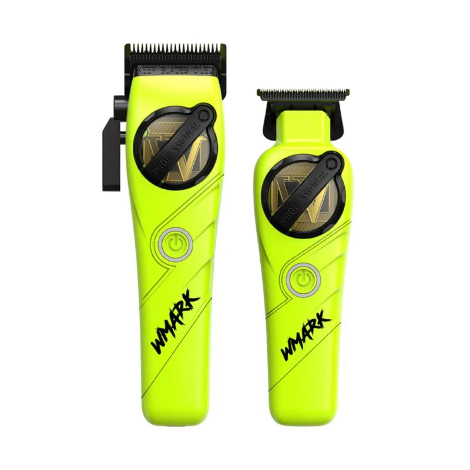 Kit Cortadora De Pelo Trimmer Detailer Wmark NG 8613 Verde-2