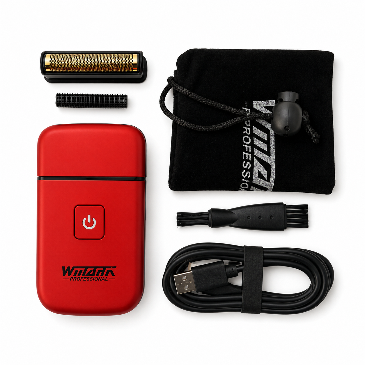Afeitadora Port til WMark NG 7901 Roja Mini Barber Shaver-3