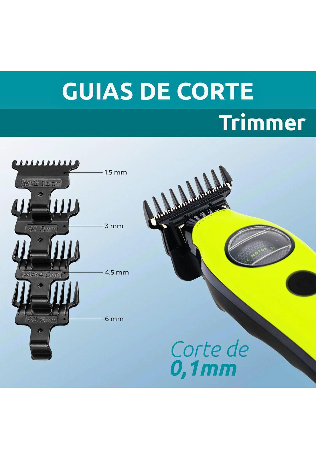Maquina Patillera Trimmer VGR880T Rotatech Bldc 7200RPM Verde-3