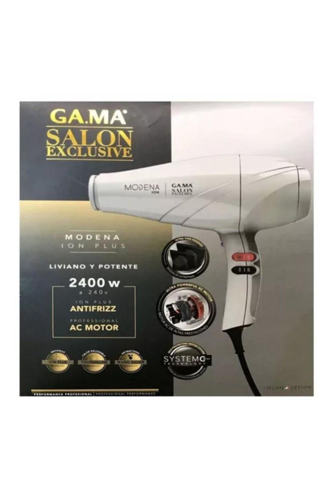 Secador de Pelo GA.MA ItalyModena Ion System C negro 220V-1