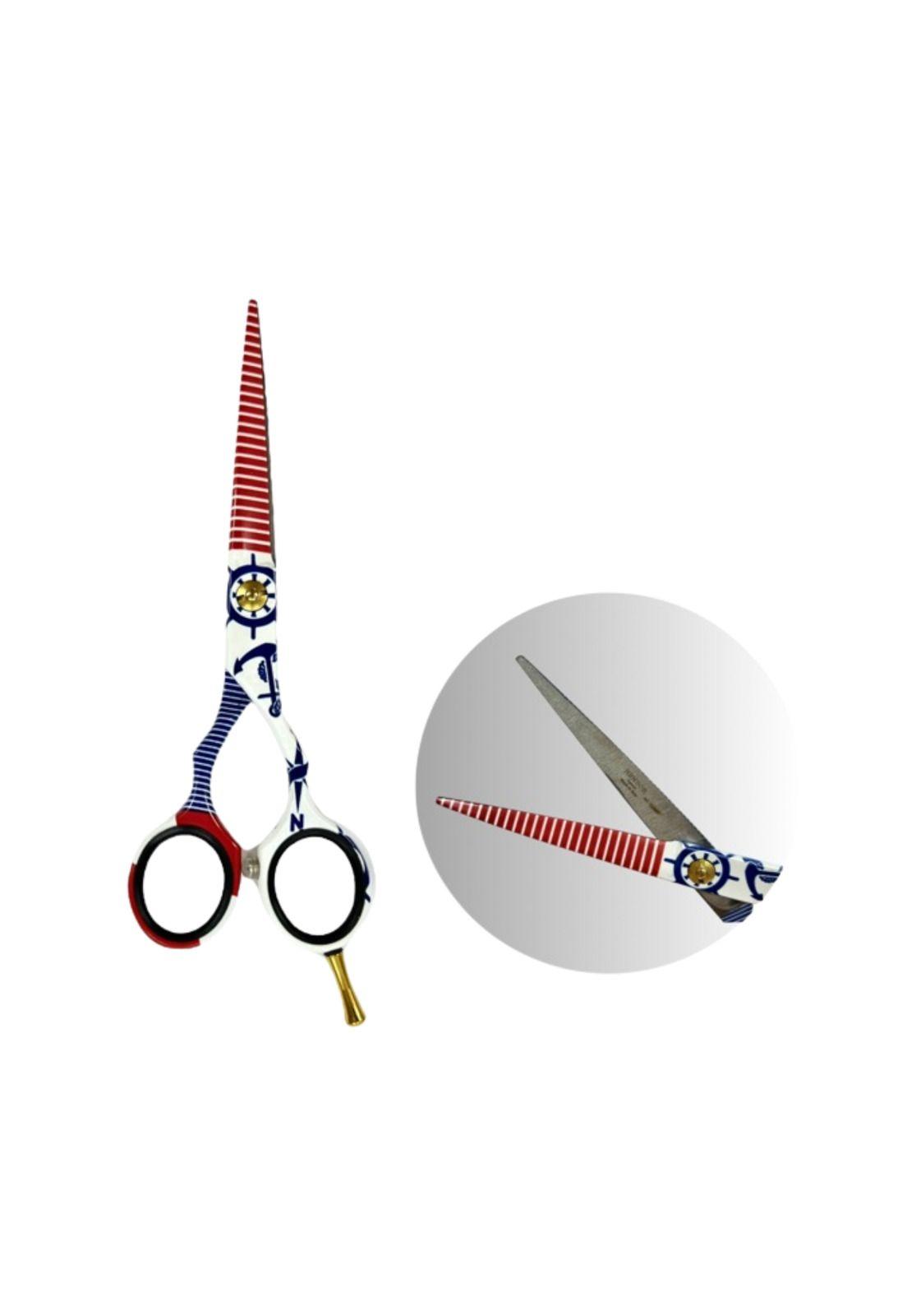 Tijera Henbor Italiana 782M Filo Navaja 6'' Multicolor-2