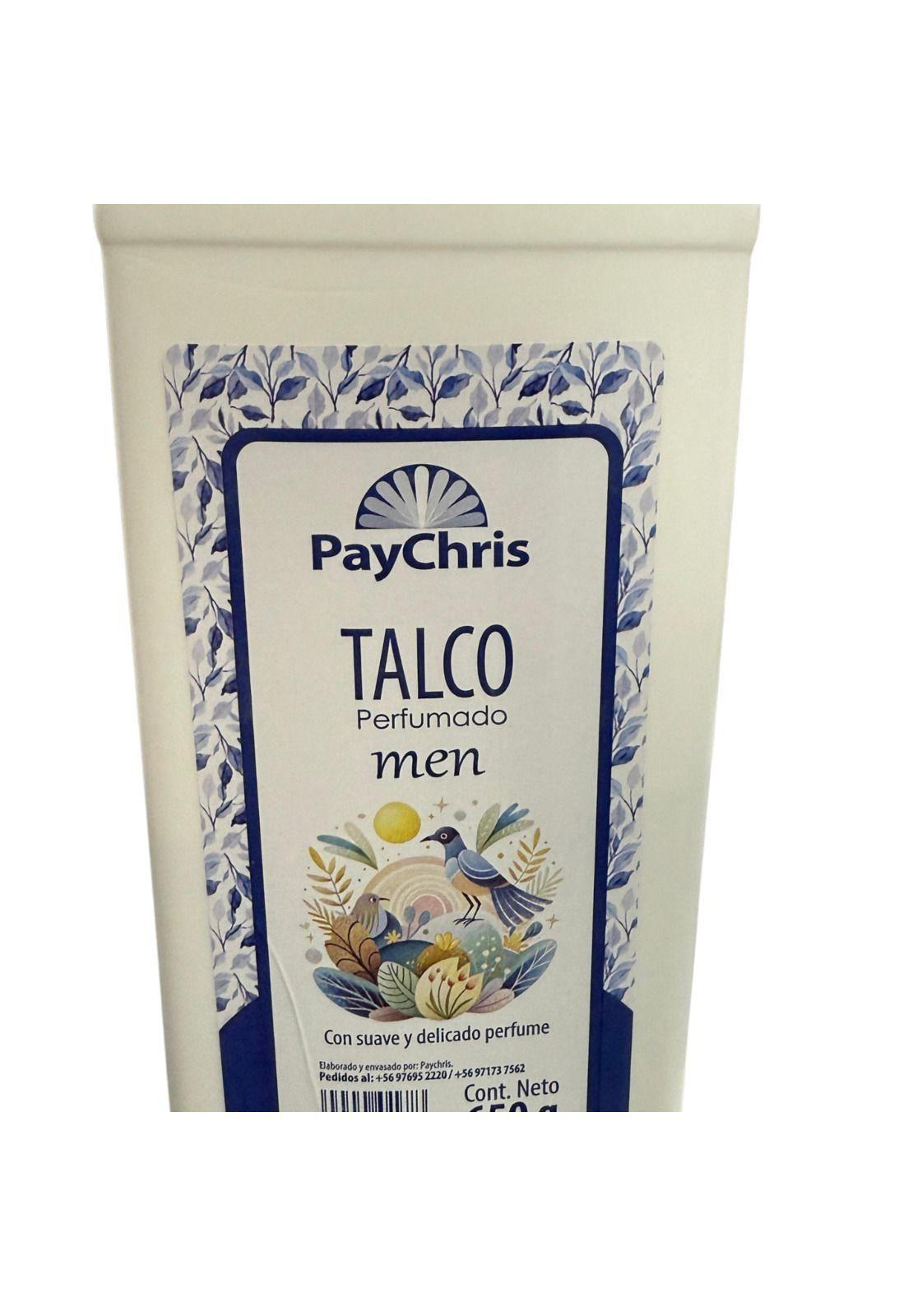 Talco Perfumado Paychris 650g Para Caballero-2
